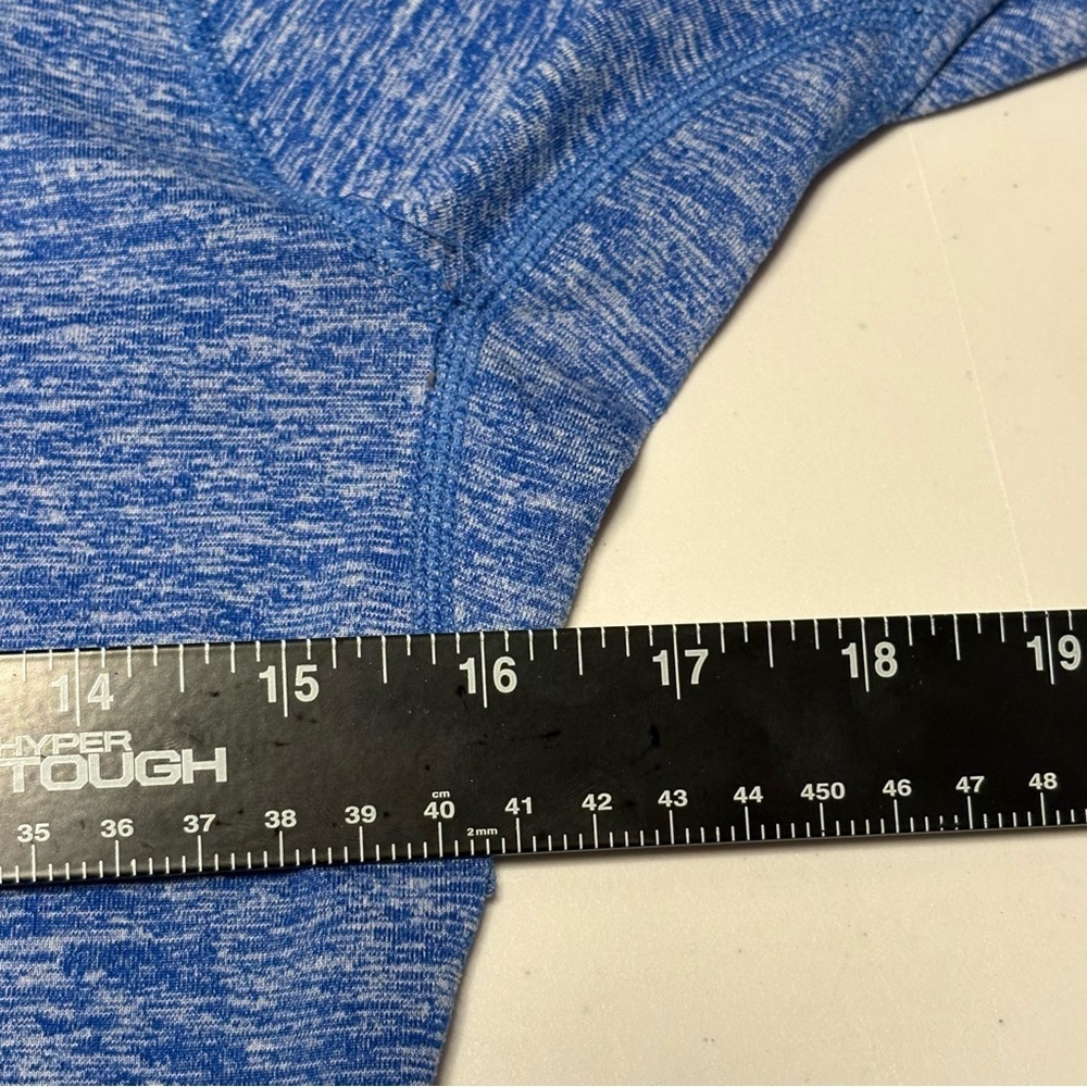 Nike Women's Heathered Blue Quarter-Zip Sweatshirt - Picture 8 of 12